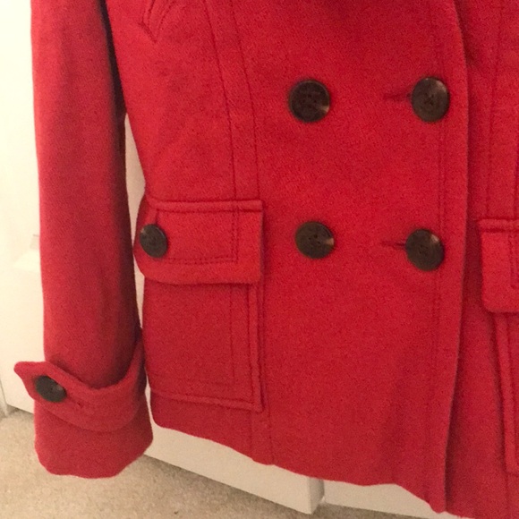 American eagle red pea coat! - Picture 2 of 4